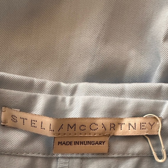 STELLA MCCARTNEY
Long-Sleeve Poplin Mini Shirtdress, Light Blue - Picture 6 of 8